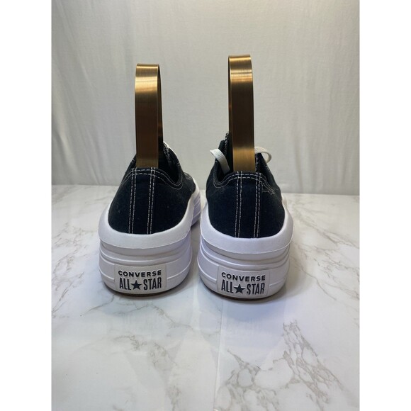 Converse Chuck Taylor All Star Move Platform Ox Size 11 Black - Picture 3 of 9